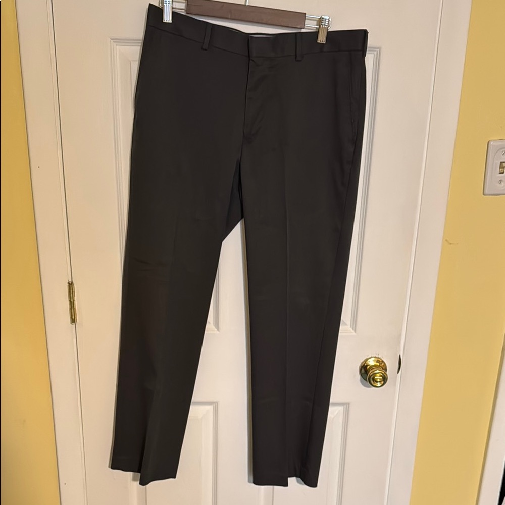 Men's Dark Gray Dress Pants